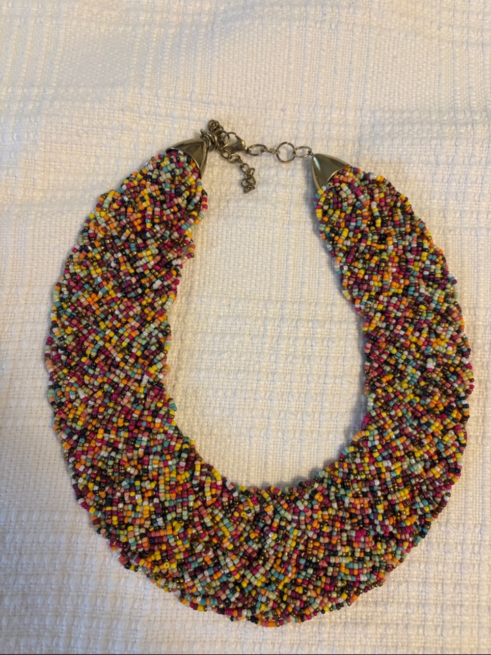 Piper K multicolor beaded necklace